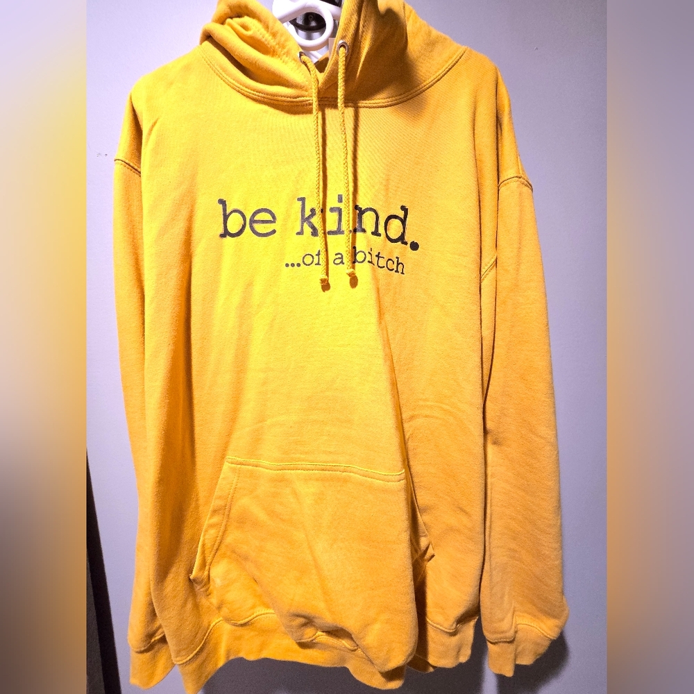 Yellow Be Kind Hoodie